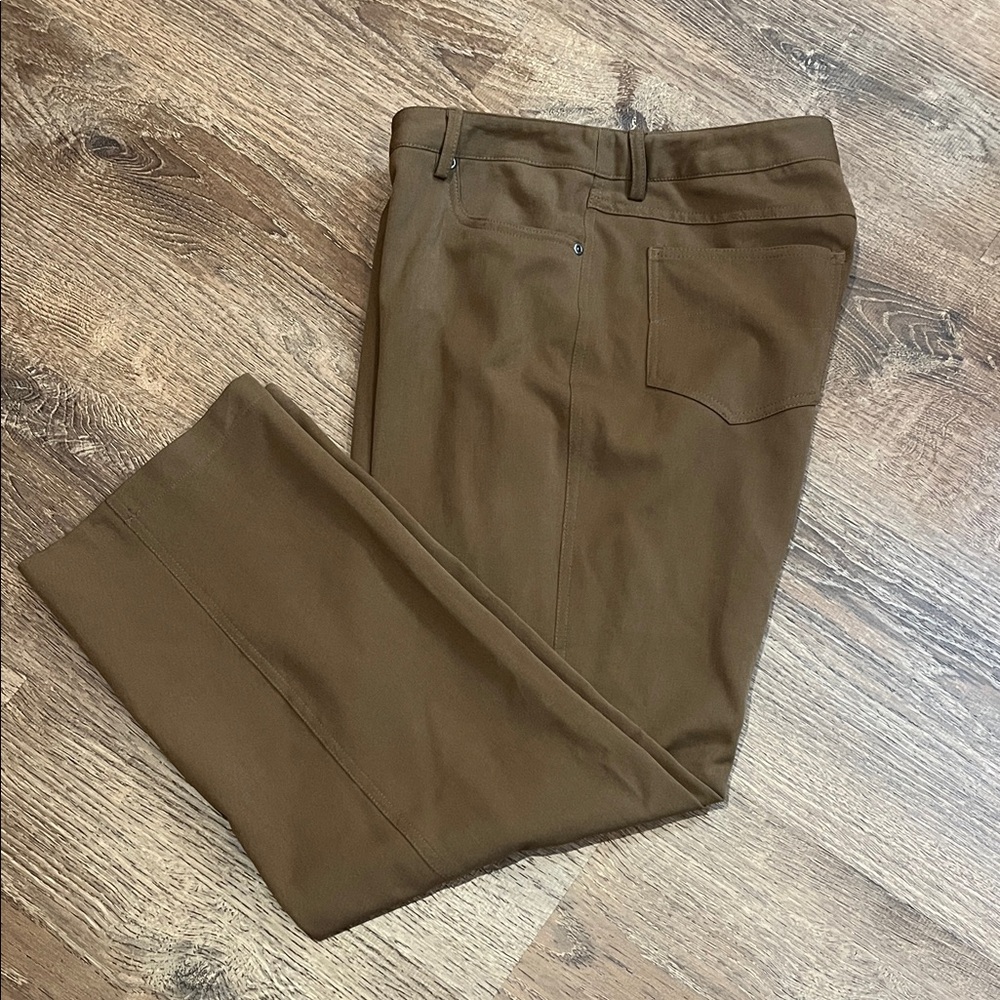 Rafaella size 14P Nutmeg Straight leg jean style trousers